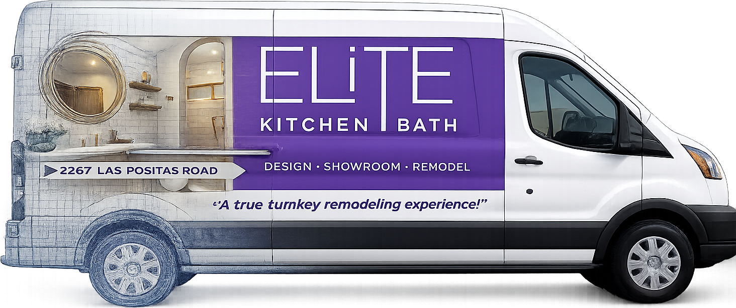 Illustration of a van transforming from sketch to finished vinyl wrap